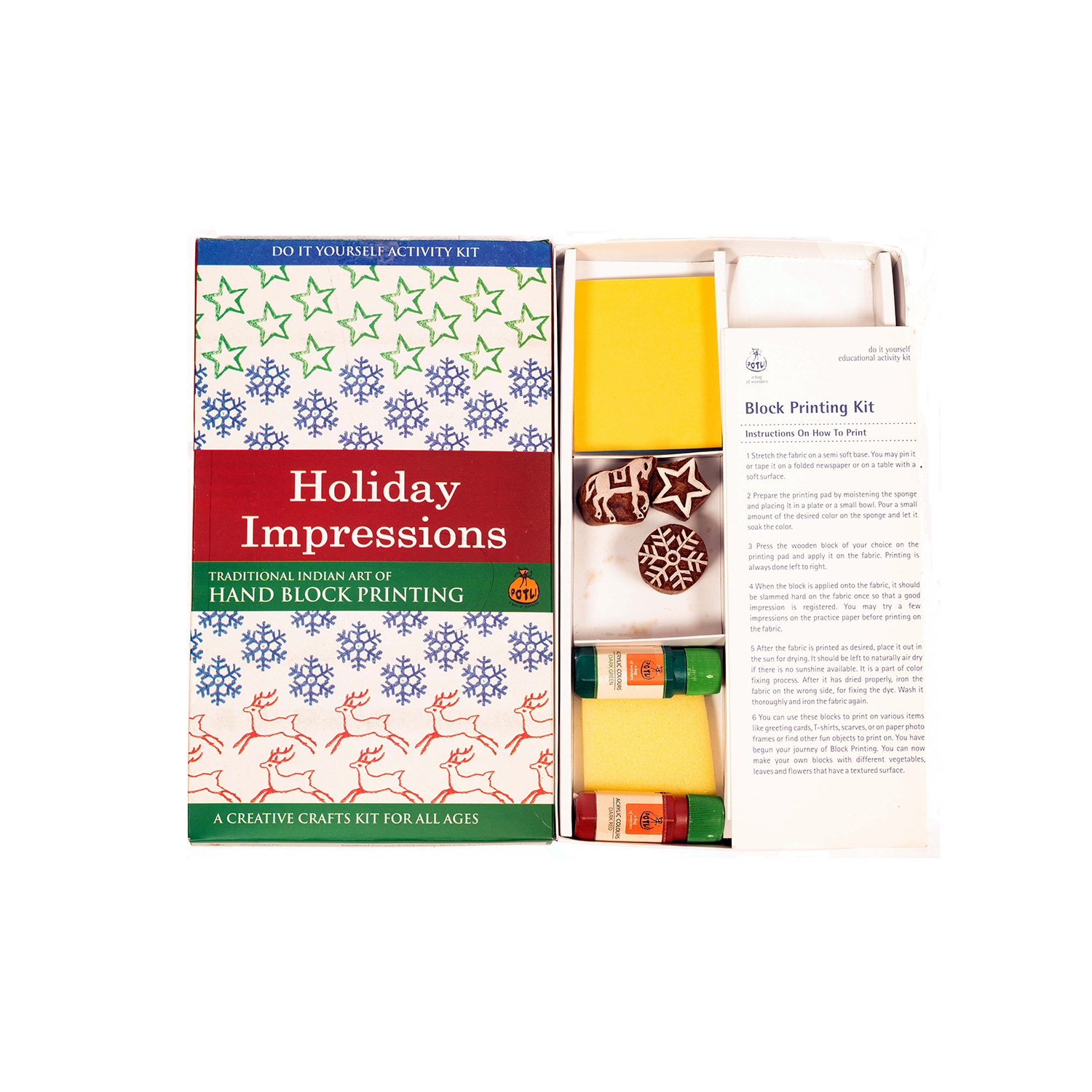 DIY Hand Block Printing Kit: Holiday Impressions - image 5